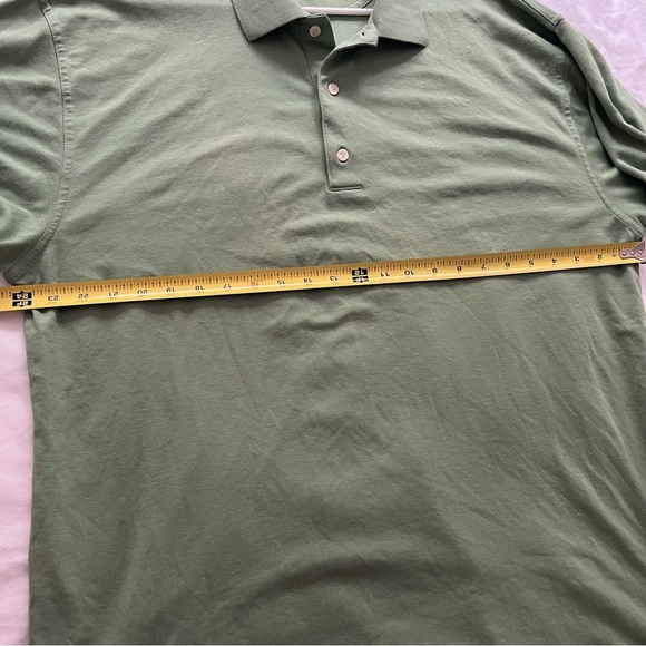 Greg Norman Men’s Play Dry Performance Mesh Polo Green Short Sleeve XXL - Picture 8 of 12
